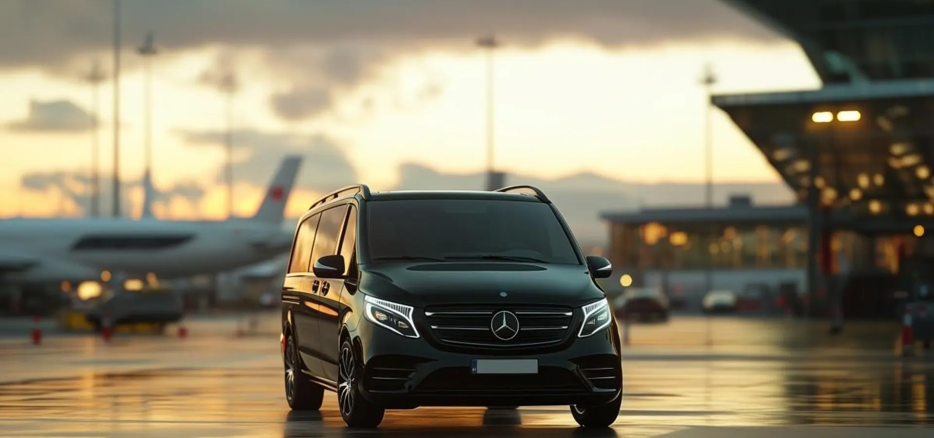 Chauffeur opening the door of a premium car at an event