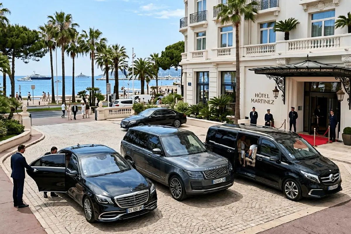 Mercedes chauffeur car waiting outside CDG arrivals